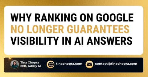 Why Ranking on Google No Longer Guarantees Visibility in AI Answers