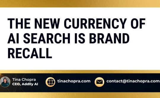The New Currency of AI Search Is Brand Recall