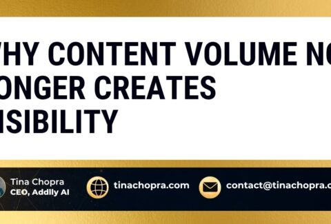 Why Content Volume No Longer Creates Visibility