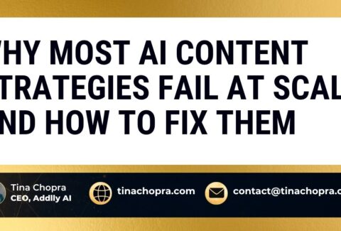 Why Most AI Content Strategies Fail at Scale and How to Fix Them