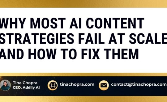 Why Most AI Content Strategies Fail at Scale and How to Fix Them