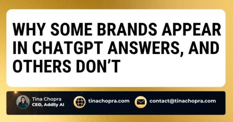 Why Some Brands Appear in ChatGPT Answers, and Others Don’t?