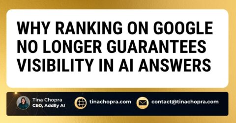 Why Ranking on Google No Longer Guarantees Visibility in AI Answers